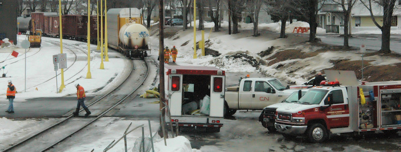 methanol CN spill Edmundston